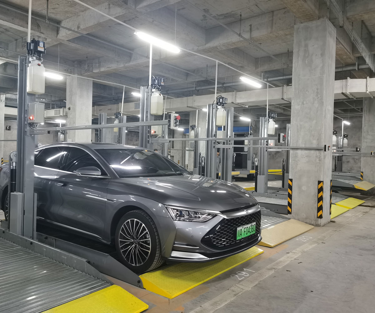 兩柱簡(jiǎn)易升降式立體車(chē)庫(kù)